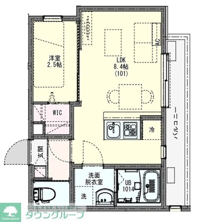 KLEIS川越の物件間取画像